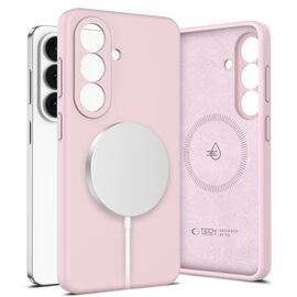Tech-Protect Silicone MagSafe Case for Samsung Galaxy S26+ - Pink