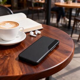 Tech-Protect Smart View Case for Samsung Galaxy A37 5G - Black