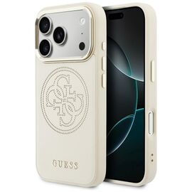 Guess Perforated 4G MagSafe Case for iPhone 17 Pro - Beige