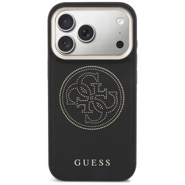 Guess Perforated 4G MagSafe case for iPhone 17 Pro - black