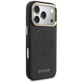 Guess Perforated 4G MagSafe case for iPhone 17 Pro - black