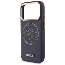 Guess Perforated 4G MagSafe case for iPhone 17 Pro - blue