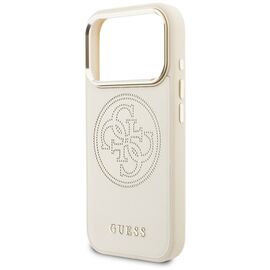 Guess Perforated 4G MagSafe Case for iPhone 17 Pro Max - Beige