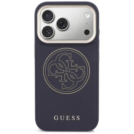 Guess Perforated 4G MagSafe case for iPhone 17 Pro Max - blue