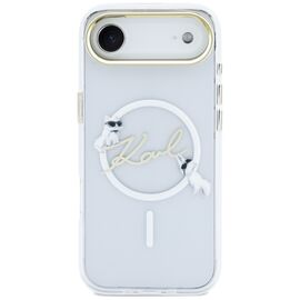 Karl Lagerfeld IML Choupettes Karl Script Logo MagSafe iPhone Air Case - Clear