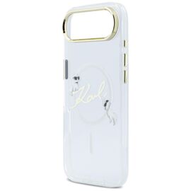 Karl Lagerfeld IML Choupettes Karl Script Logo MagSafe iPhone Air Case - Clear