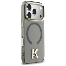 Karl Lagerfeld IML K Head Logo MagSafe Case for iPhone 17 Pro - Black