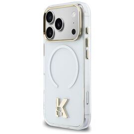 Karl Lagerfeld IML K Head Logo MagSafe Case for iPhone 17 Pro - Clear