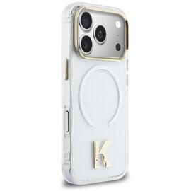 Karl Lagerfeld IML K Head Logo MagSafe Case for iPhone 17 Pro - Clear