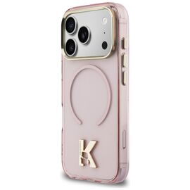 Karl Lagerfeld IML K Head Logo MagSafe Case for iPhone 17 Pro Max - Pink