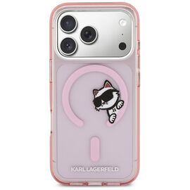 Karl Lagerfeld IML Peekaboo MagSafe Case for iPhone 17 Pro Max - Pink