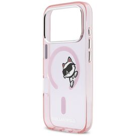 Karl Lagerfeld IML Peekaboo MagSafe Case for iPhone 17 Pro Max - Pink