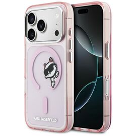Karl Lagerfeld IML Peekaboo MagSafe Case for iPhone 17 Pro - Pink
