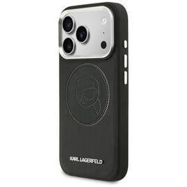 Karl Lagerfeld K Head Point Logo MagSafe Case for iPhone 17 Pro - Black