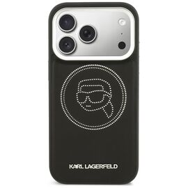 Karl Lagerfeld K Head Point Logo MagSafe Case for iPhone 17 Pro - Black