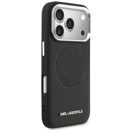 Karl Lagerfeld K Head Point Logo MagSafe Case for iPhone 17 Pro - Black