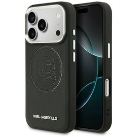 Karl Lagerfeld K Head Point Logo MagSafe Case for iPhone 17 Pro Max - Black