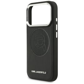 Karl Lagerfeld K Head Point Logo MagSafe Case for iPhone 17 Pro Max - Black