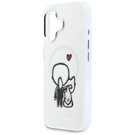 Karl Lagerfeld Karl &amp; Choupette Back MagSafe Case for iPhone 17 - Clear