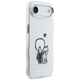 Karl Lagerfeld Karl &amp; Choupette Back MagSafe Case for iPhone Air - Clear