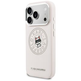 Karl Lagerfeld Point &amp; Choupette Sketch MagSafe Case for iPhone 17 Pro - Pink