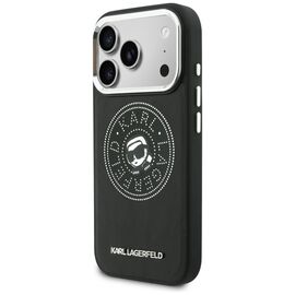 Karl Lagerfeld Point &amp; Karl Sketch MagSafe Case for iPhone 17 Pro Max - Black