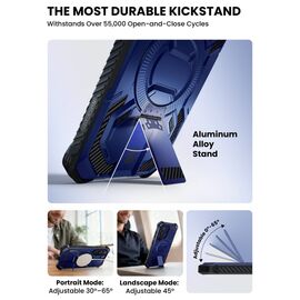 Supcase ArmorBox Mag MagSafe Case for Samsung Galaxy S26 - Navy Blue and Black