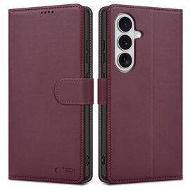 Tech-Protect Wallet Case for Samsung Galaxy S26 - Burgundy | Techbox