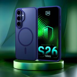 Etui 3mk Smoke MagCase na Samsung Galaxy S26 - granatowe