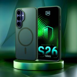 Etui 3mk Smoke MagCase na Samsung Galaxy S26 - zielone