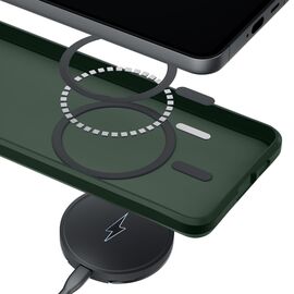Etui 3mk Smoke MagCase na Samsung Galaxy S26 - zielone