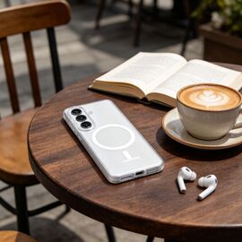 Tech-Protect MagSlim MagSafe Case for Samsung Galaxy S26 - Clear Matte