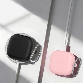 Tech-Protect Silicone Hook Case for Samsung Galaxy Buds 4 / 4 Pro - Black