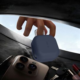Tech-Protect Silicone Hook Case for Samsung Galaxy Buds 4 / 4 Pro - Navy Blue
