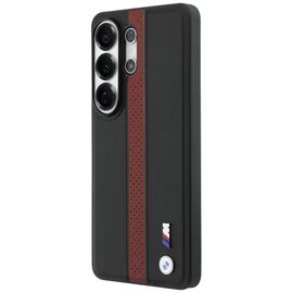 BMW Perforated Stripe Logo MagSafe Case for Samsung Galaxy S26 Ultra - Red