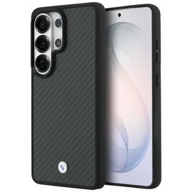 BMW Sign Magnetic Carbon Fiber MagSafe Case for Samsung Galaxy S26 Ultra - Black