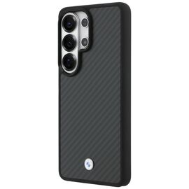 BMW Sign Magnetic Carbon Fiber MagSafe Case for Samsung Galaxy S26 Ultra - Black
