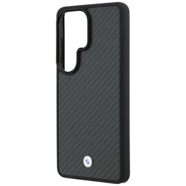 BMW Sign Magnetic Carbon Fiber MagSafe Case for Samsung Galaxy S26 Ultra - Black