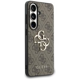 Guess 4G Big Metal Logo Case for Samsung Galaxy S26 - Brown