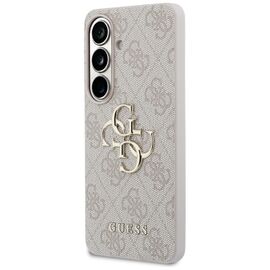 Guess 4G Big Metal Logo Case for Samsung Galaxy S26 Plus - Pink