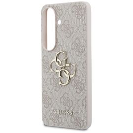 Guess 4G Big Metal Logo Case for Samsung Galaxy S26 Plus - Pink