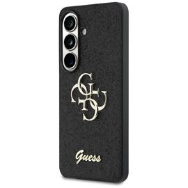 Guess Fixed Glitter Big 4G Metal Logo case for Samsung Galaxy S26 - black