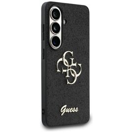 Guess Fixed Glitter Big 4G Metal Logo case for Samsung Galaxy S26 - black