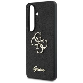 Guess Fixed Glitter Big 4G Metal Logo case for Samsung Galaxy S26 - black