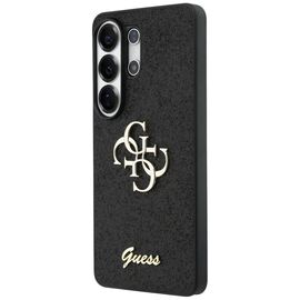 Guess Fixed Glitter Big 4G Metal Logo case for Samsung Galaxy S26 Ultra - black