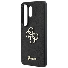 Guess Fixed Glitter Big 4G Metal Logo case for Samsung Galaxy S26 Ultra - black