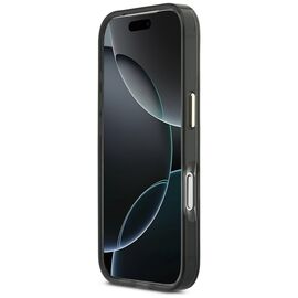 Guess IML 4G Script Metal case for iPhone 17 Pro Max - black