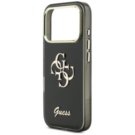 Guess IML 4G Script Metal case for iPhone 17 Pro Max - black