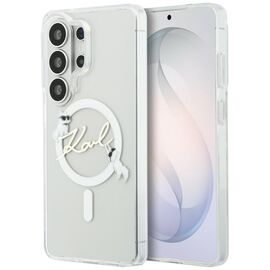 Karl Lagerfeld IML KC Script MagSafe Case for Samsung Galaxy S26 Ultra - Transparent