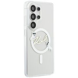 Karl Lagerfeld IML KC Script MagSafe Case for Samsung Galaxy S26 Ultra - Transparent